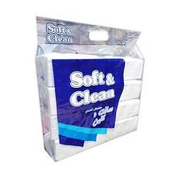 سافت اند کلین دستمال اقتصادی 8 عددی